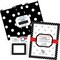Barker Creek Black & White Dots Get Organized Office Kit, 107/Set 103 - alternate 2